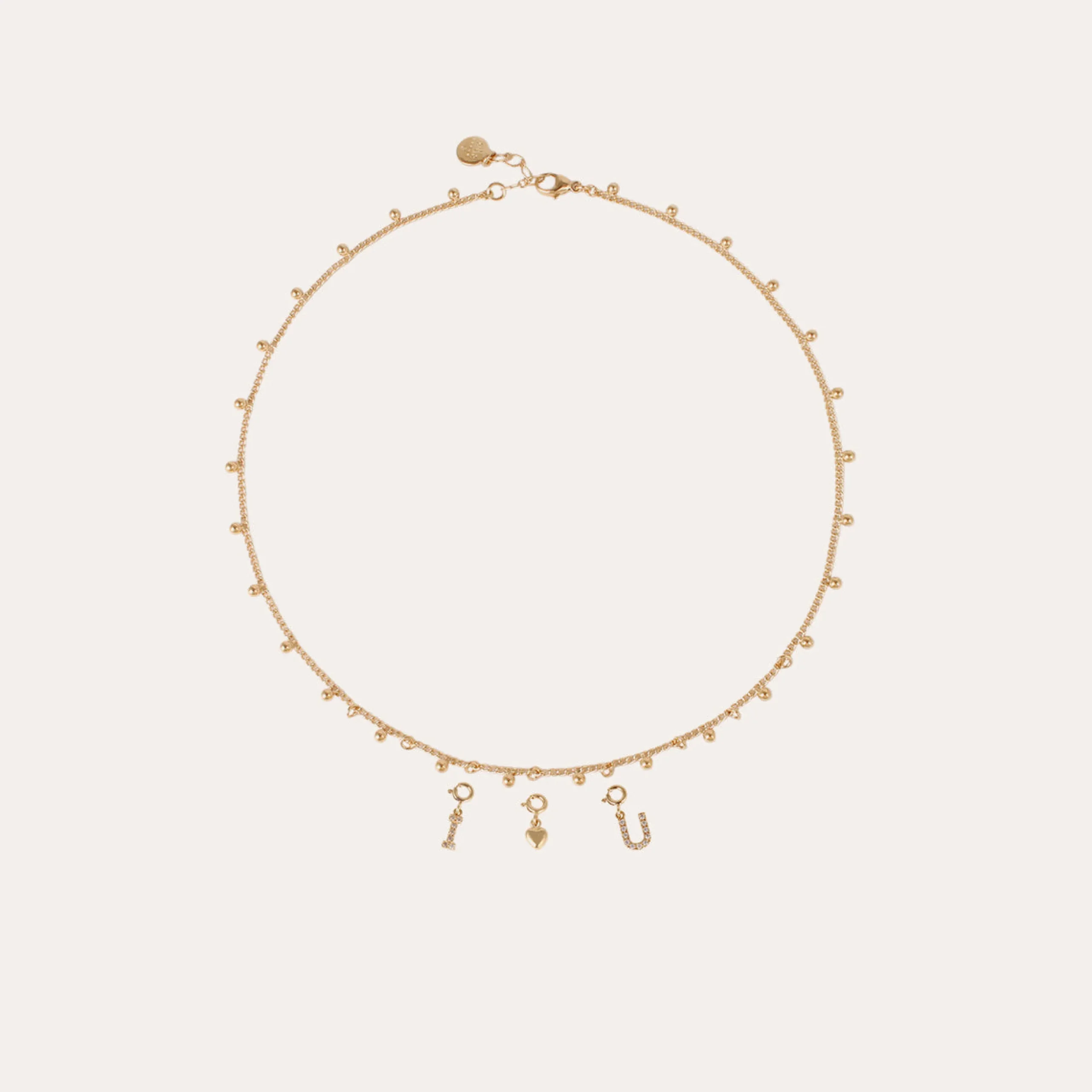 Charms pendentif lettre K strass