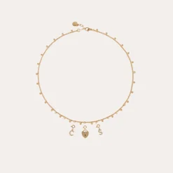 Charms pendentif lettre T strass